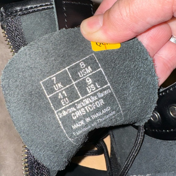 Dr. Martens Leather Harness Lace Up Boots - Picture 8 of 10